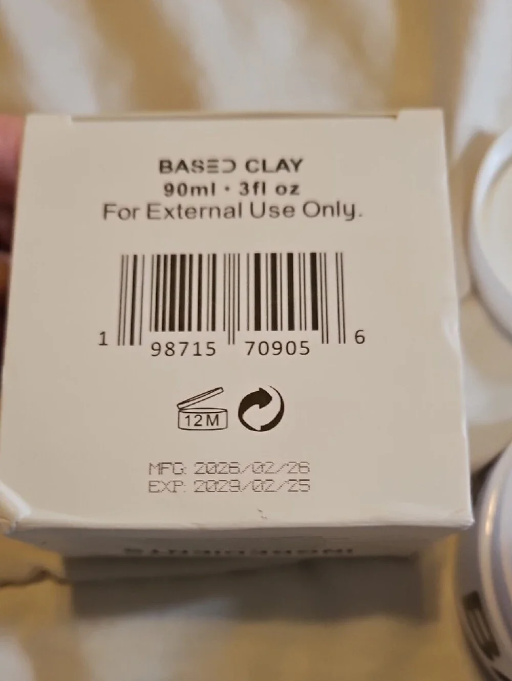 Based Bodyworks Clay Hair Styling Paste in Pale Green